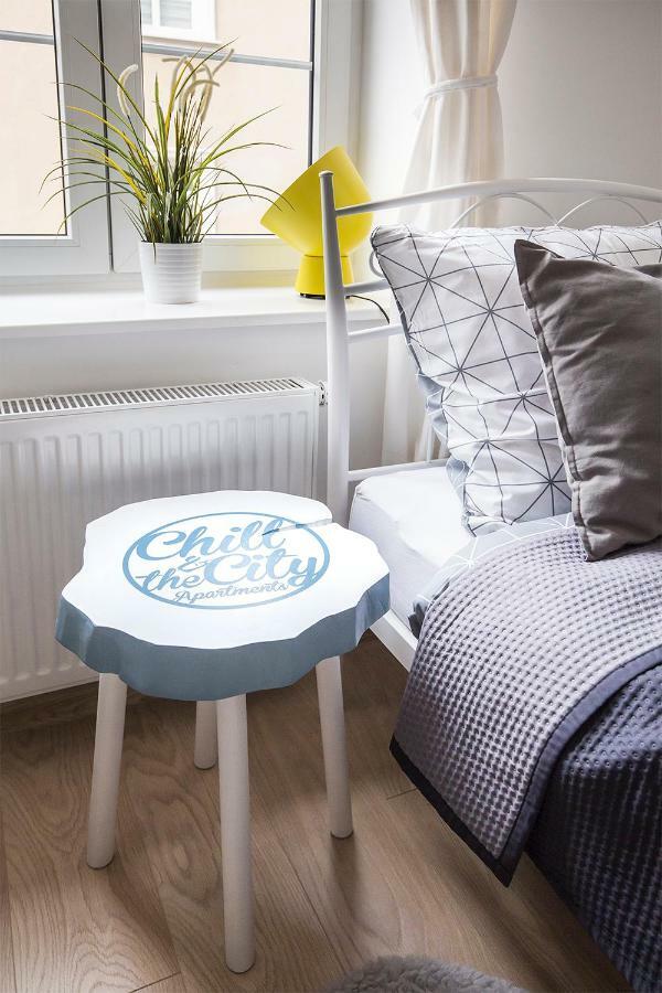 Apartament Mietowy | Chill And The City Apartments Gdańsk Eksteriør billede